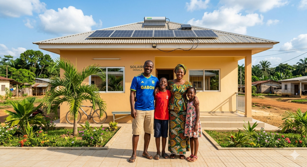 Famille solaire Mouila Gabon