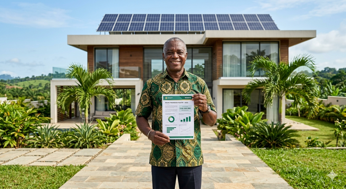 Investissement patrimonial solutions solaires WOW2000 Oyem Gabon