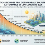 Prix panneaux solaires hausse 2026