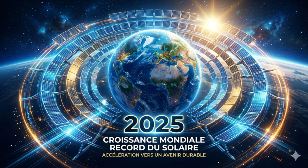 Record mondial solaire 605 GW 2025 Gabon
