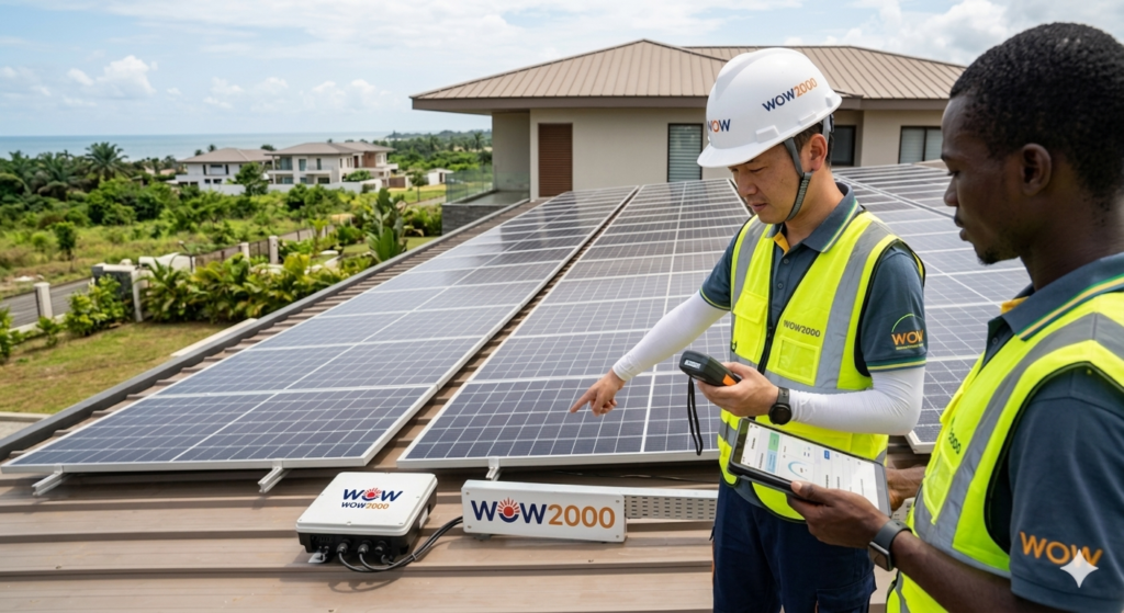 Garantie système stockage solaire WOW2000 Libreville