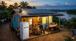 Solaire transforme quotidien Lambaréné Gabon