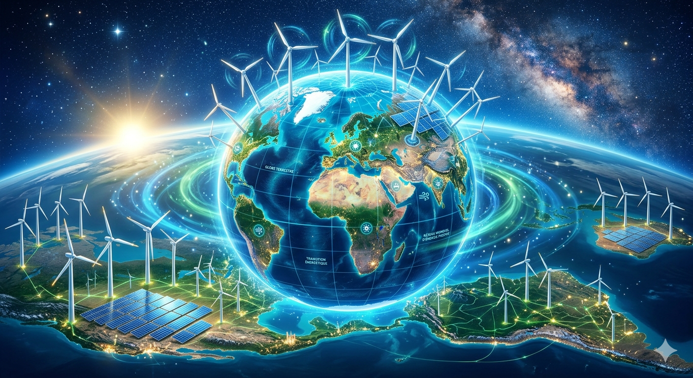 Solaire éolien domination croissance mondiale 2025 Gabon