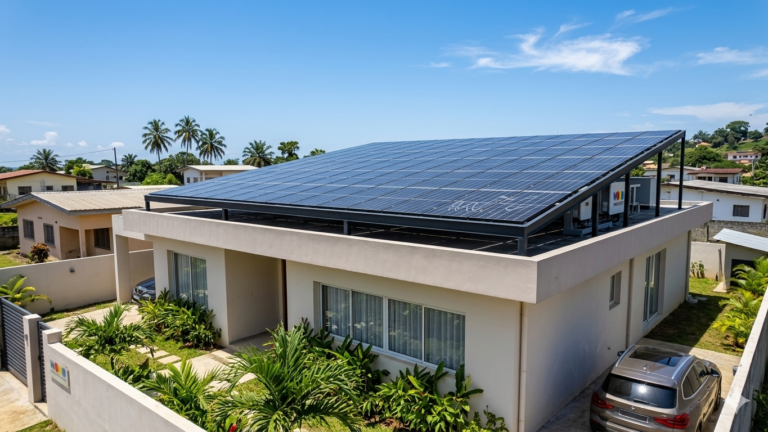 Installation solaire WOW2000 sur une maison à Libreville - Devis gratuit.