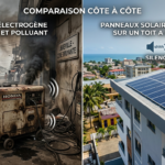 Solaire vs groupe électrogène Libreville Gabon