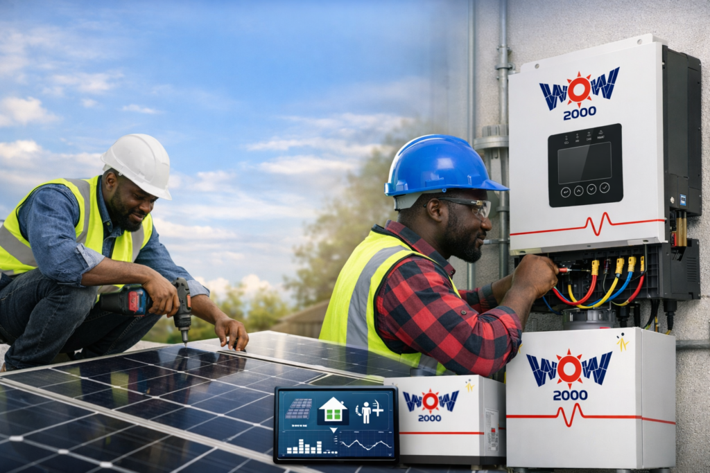 Installation des systèmes photovoltaïques à Libreville, Gabon