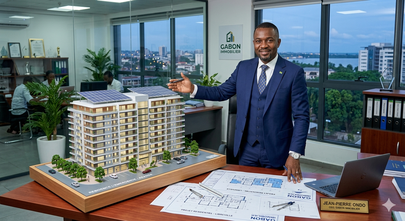 Promoteur immobilier solaire WOW2000 Gabon projet standing