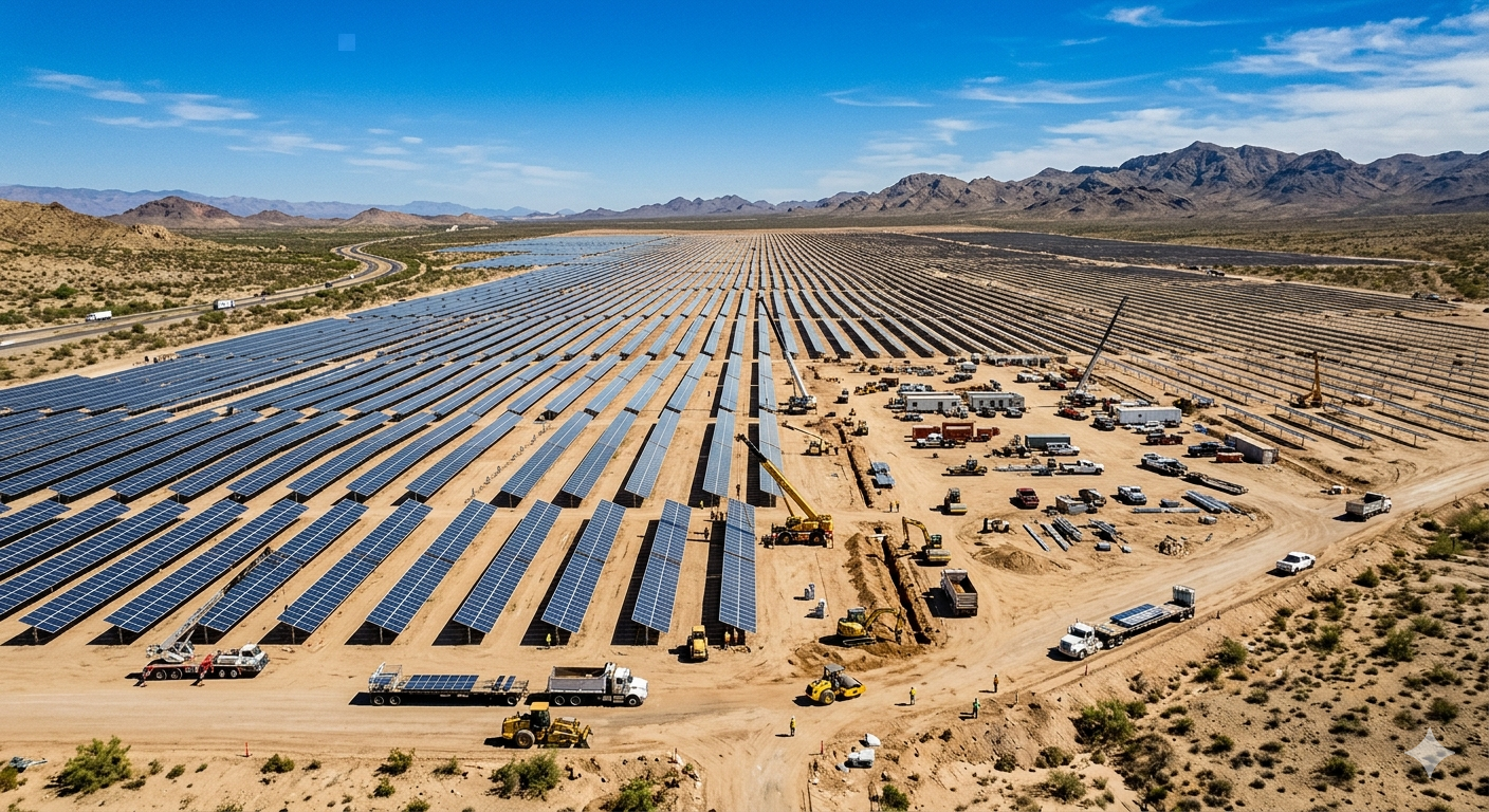 Accord géant solaire stockage Arizona États-Unis leçons Afrique