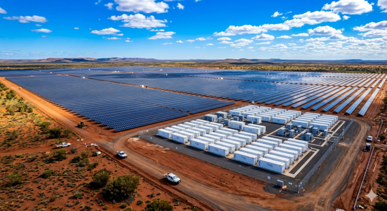 Australie solaire stockage 2,5 GW leçons Gabon