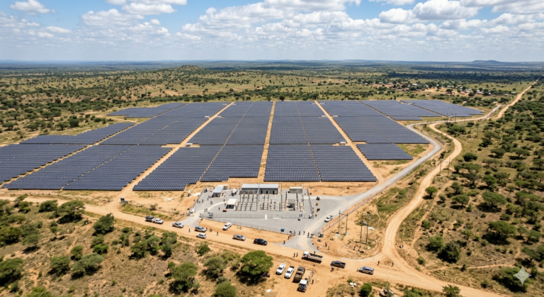 Centrale solaire Zambie 136 MW Afrique record