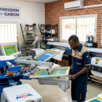 Imprimerie sérigraphie solaire WOW2000 Gabon continuité