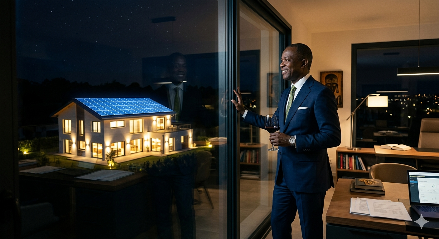 Entrepreneur prospère solaire WOW2000 patrimoine Franceville Gabon