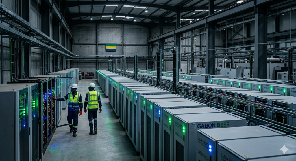 Stockage énergie mondial 350 GWh 2026 batteries Gabon