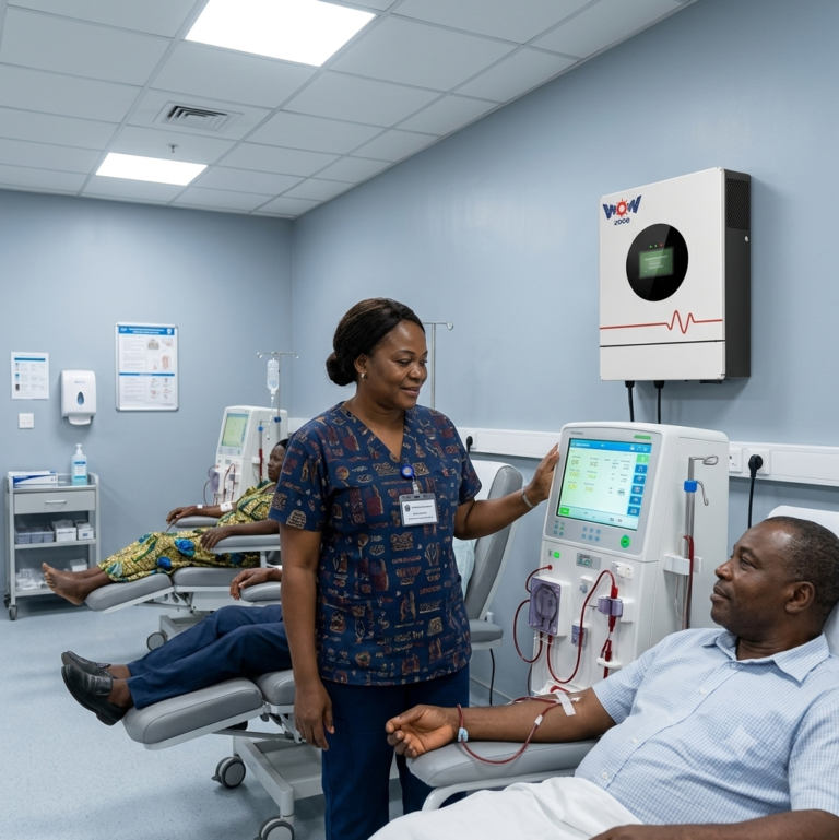 Centre dialyse clinique solaire WOW2000 Gabon médical