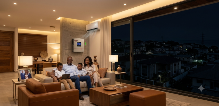 Résidence moderne Batterie IV Libreville WOW2000 solaire