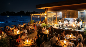 Restaurant maquis bord mer solaire WOW2000 Port-Gentil Gabon