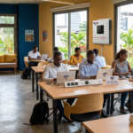 Coworking télétravail solaire WOW2000 Libreville Gabon