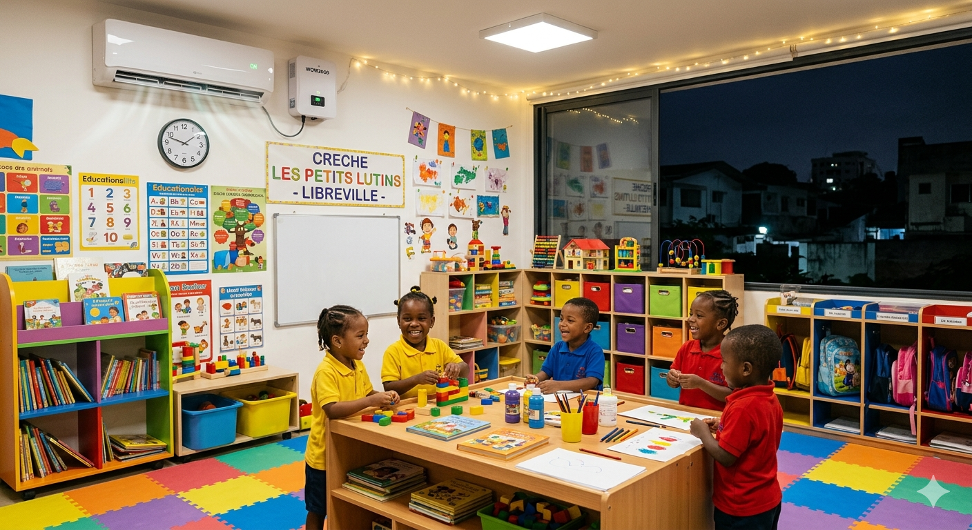 WOW2000 Solar-Powered Daycare and Preschool, Libreville, Gabon
