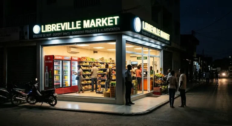 Illustration WOW2000 — Solutions solaires pour les supérettes et épiceries de nuit à Libreville