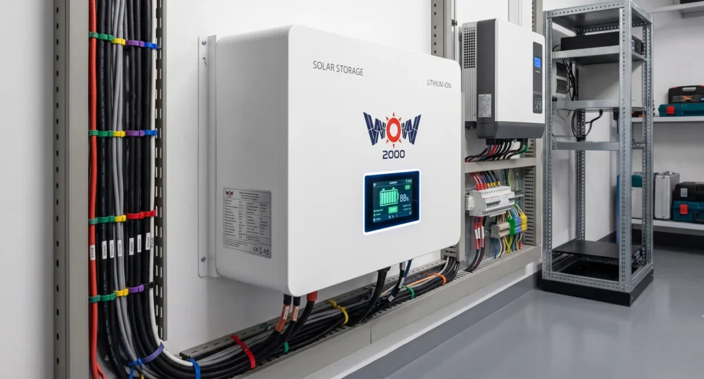 Batterie de stockage pour kit solaire autonome au Gabon