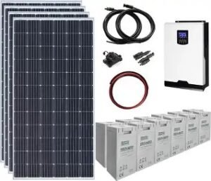 Kit solaire residentiel autonome gabon installation maison WOW2000