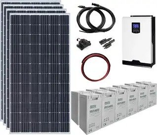 Kit solaire residentiel autonome gabon installation maison WOW2000