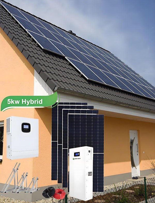 Kit solaire autoconsommation Owendo onduleur hybride WOW2000