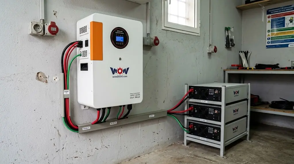 WOW2000 Illustration — Choose a solar power backup kit in Port-Gentil for your offices