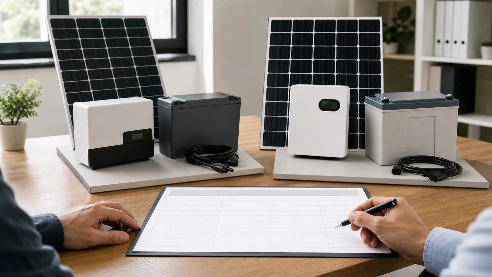 Checklist visuelle des informations à réunir avant un devis solaire