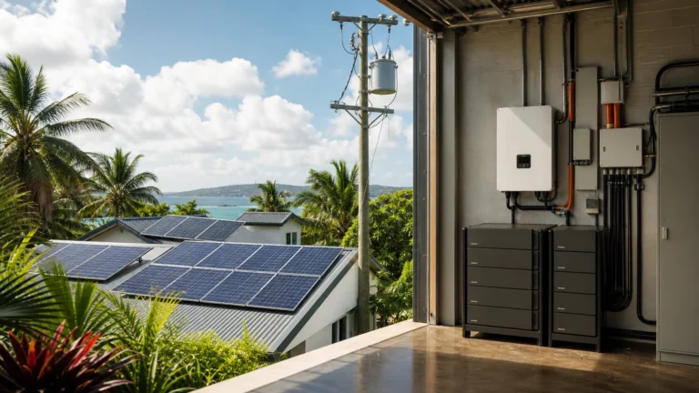 Kit solaire autonome ou hybride : comment choisir la configuration adaptée à votre site ? — illustration de projet solaire WOW2000