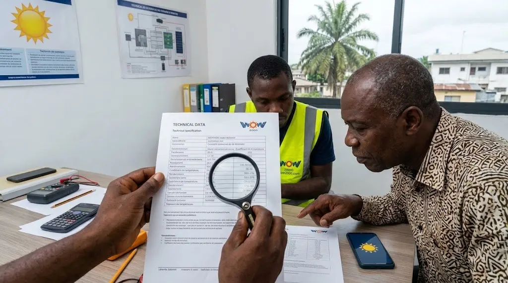 Illustration WOW2000 — Quel est le meilleur panneau solaire monocristallin à Libreville ?