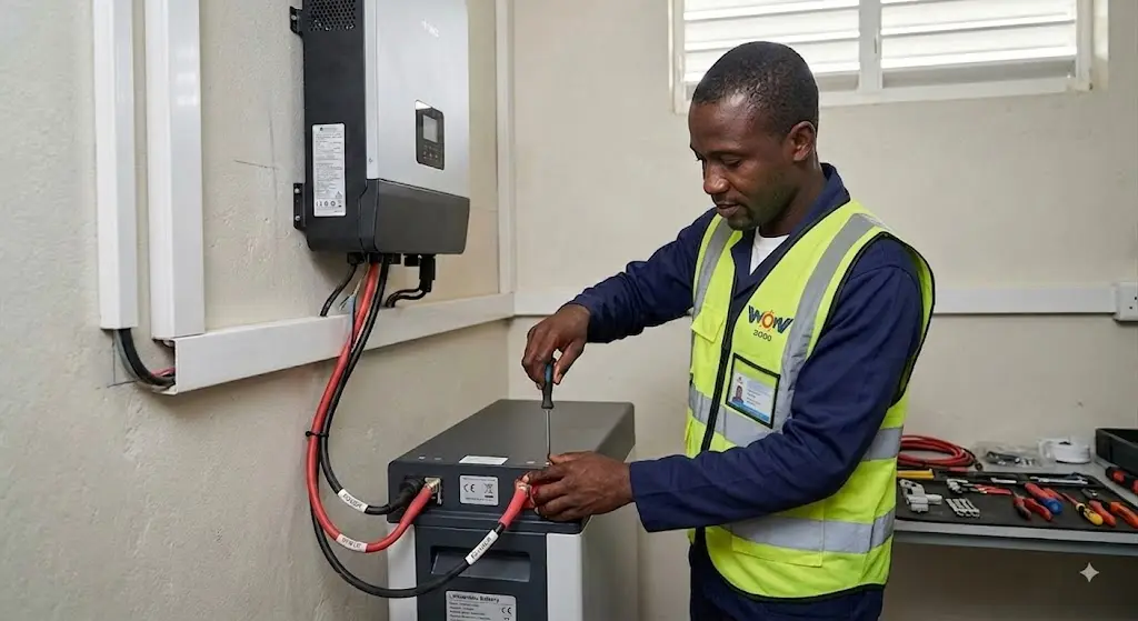 WOW2000 Illustration — Why Buy a Hybrid Inverter with a Lithium Battery from Owendo?