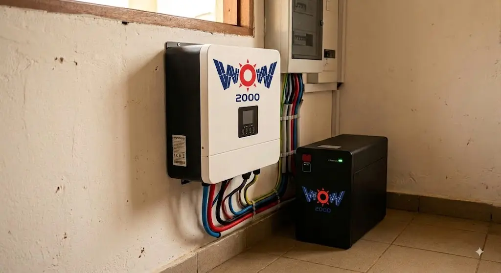 WOW2000 Illustration — Why Buy a Hybrid Inverter with a Lithium Battery from Owendo?