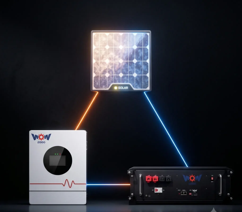 Illustration WOW2000 — Pourquoi choisir une installation photovoltaïque résidentielle pour éviter les délestages au Gabon ?