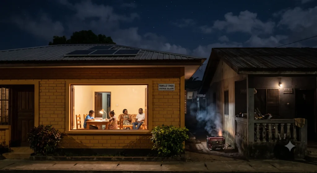 Illustration WOW2000 — Pourquoi choisir une installation photovoltaïque résidentielle pour éviter les délestages au Gabon ?