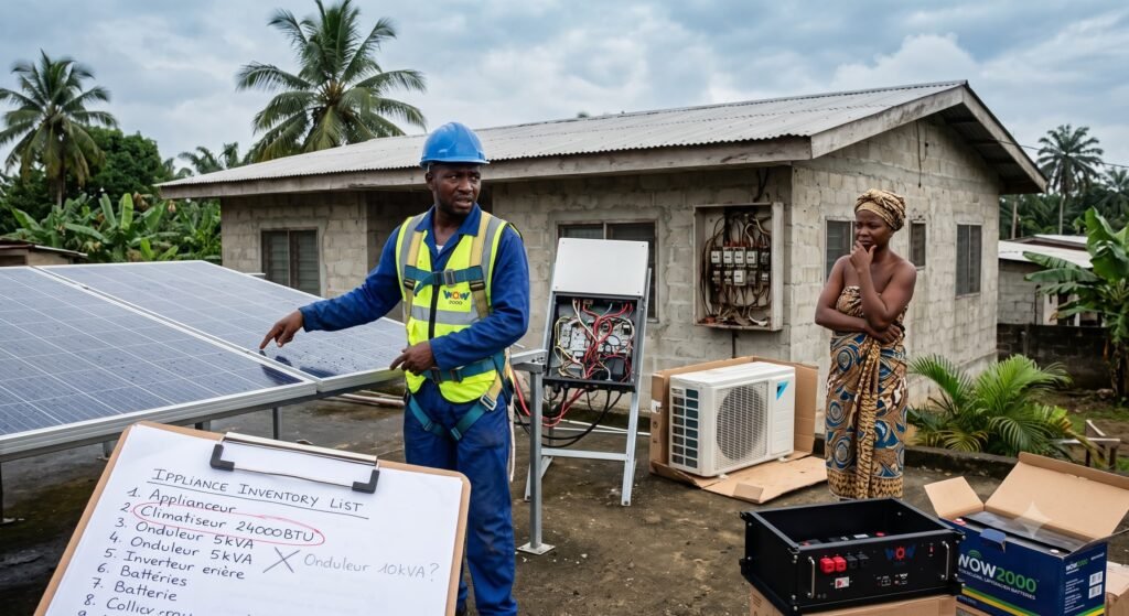 Illustration WOW2000 — Quel budget pour le solaire résidentiel au Gabon ?